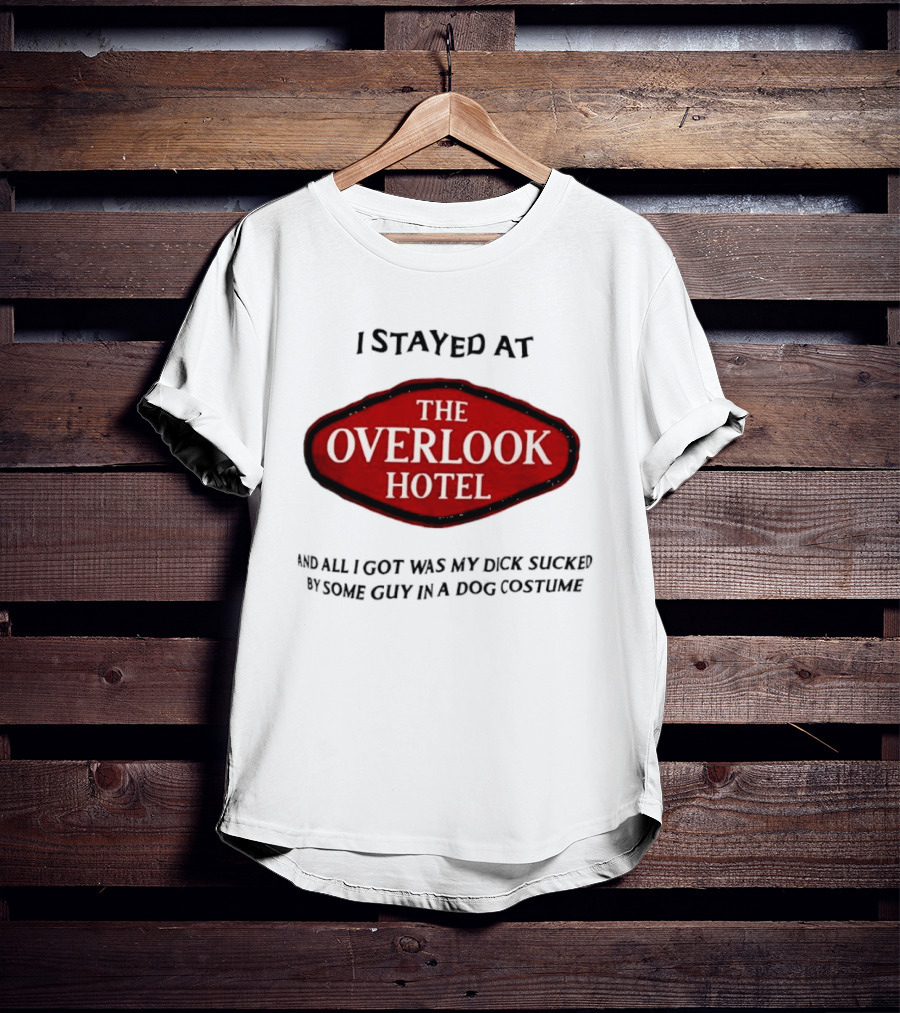 Overlook Hotel Experience Guy In Dog Costume T-Shirt