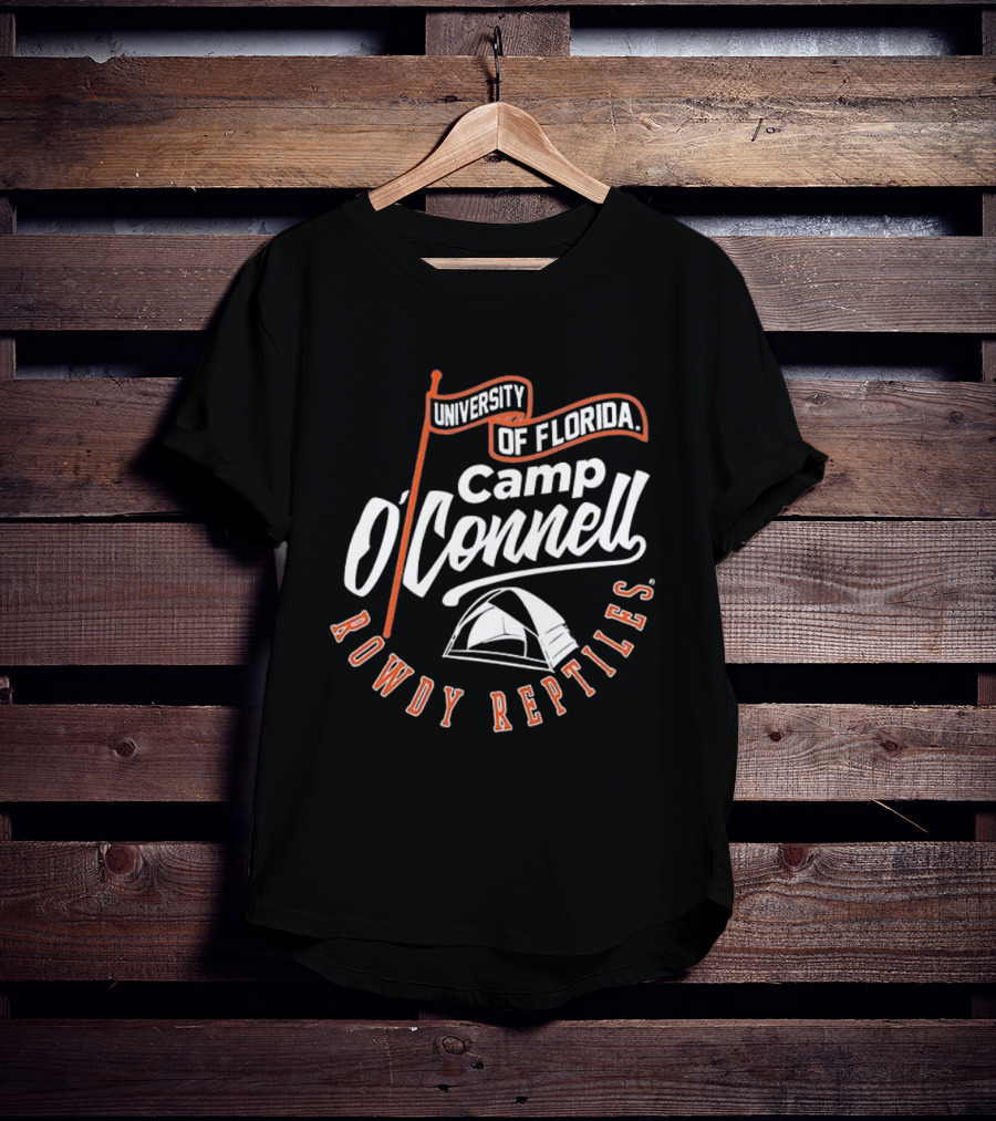 University Of Florida Camp O'Connell Rowdy Reptiles Tent T-Shirt