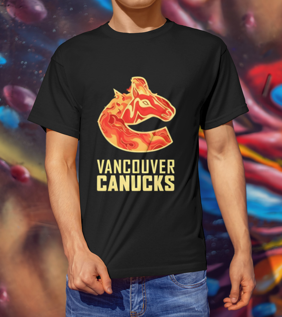 Vancouver Canucks Lunar New Year Horsefire 2026 T-Shirt
