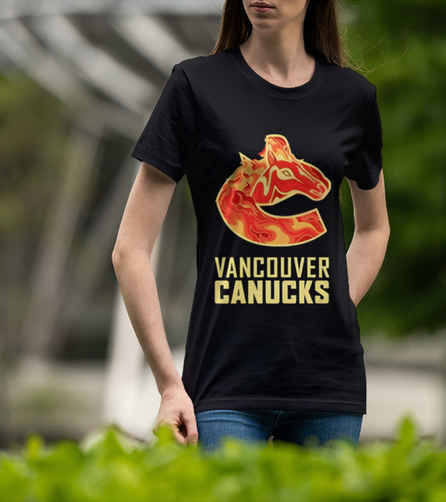 Vancouver Canucks Lunar New Year Horsefire 2026 T-Shirt