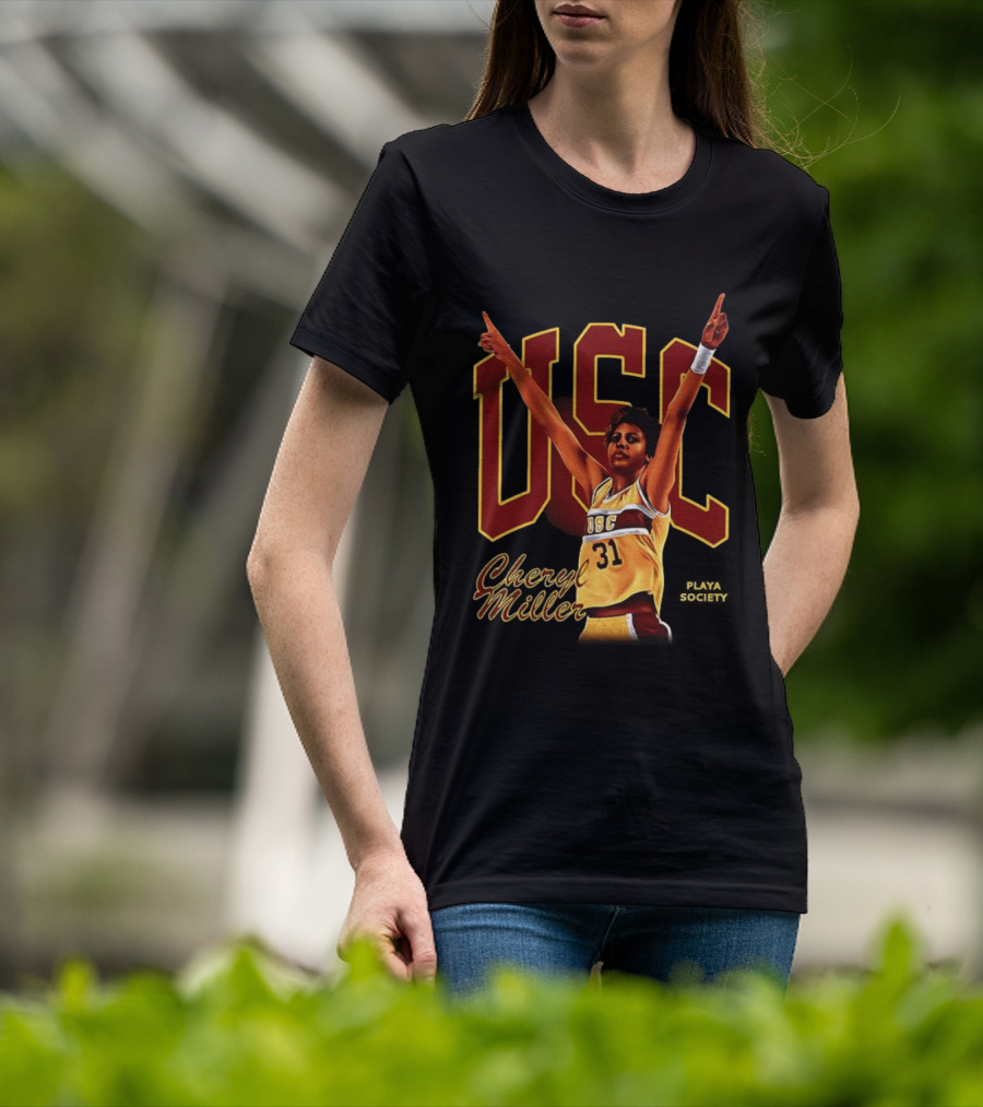 USC Cheryl Miller 31 Basketball Legend T-Shirt
