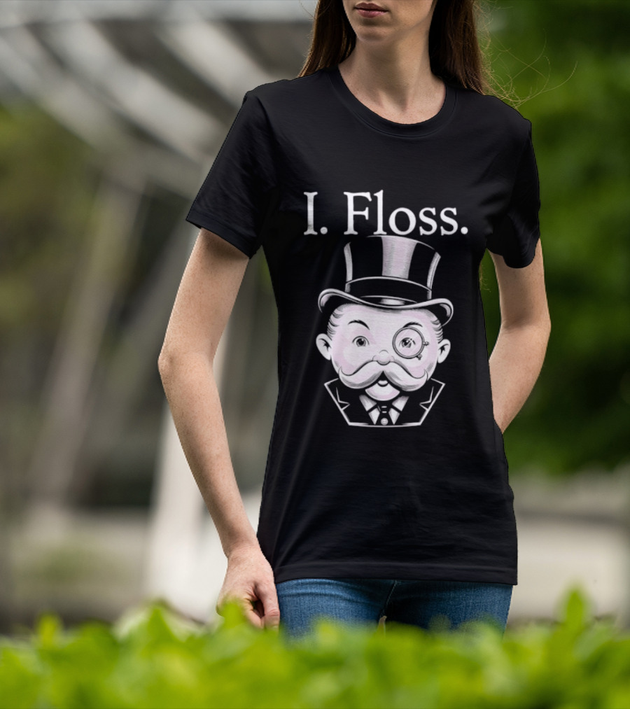 Rich Uncle Pennybags I Floss Iconic Monopoly T-Shirt