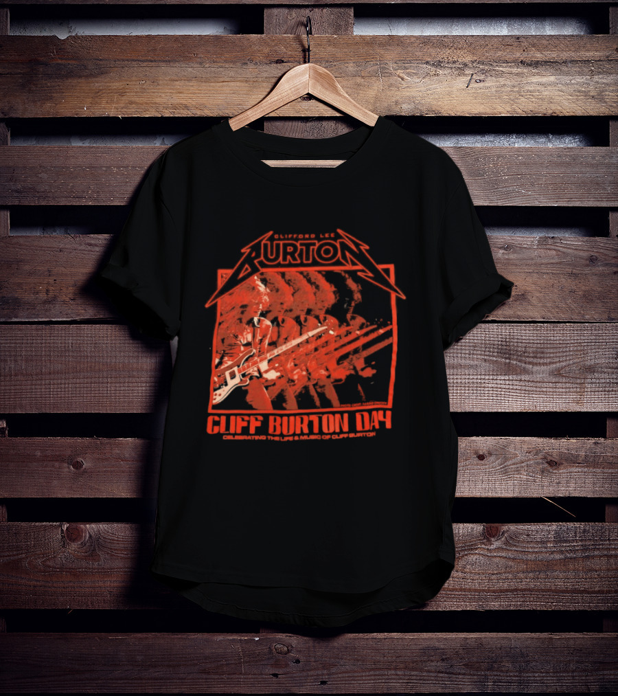 Clifford Lee Burton Cliff Burton Day 2025 Celebrating The Life And Music T-Shirt