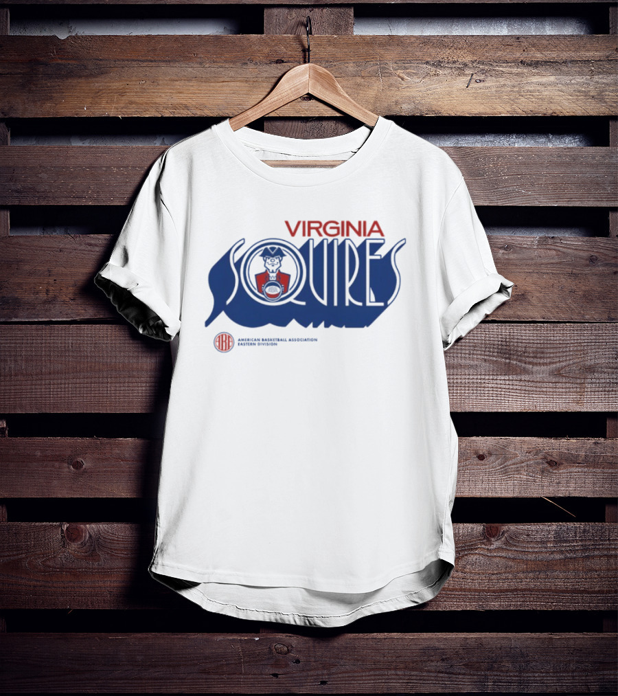 Virginia Squires Retro Wordmark American Basketball Association T-Shirt