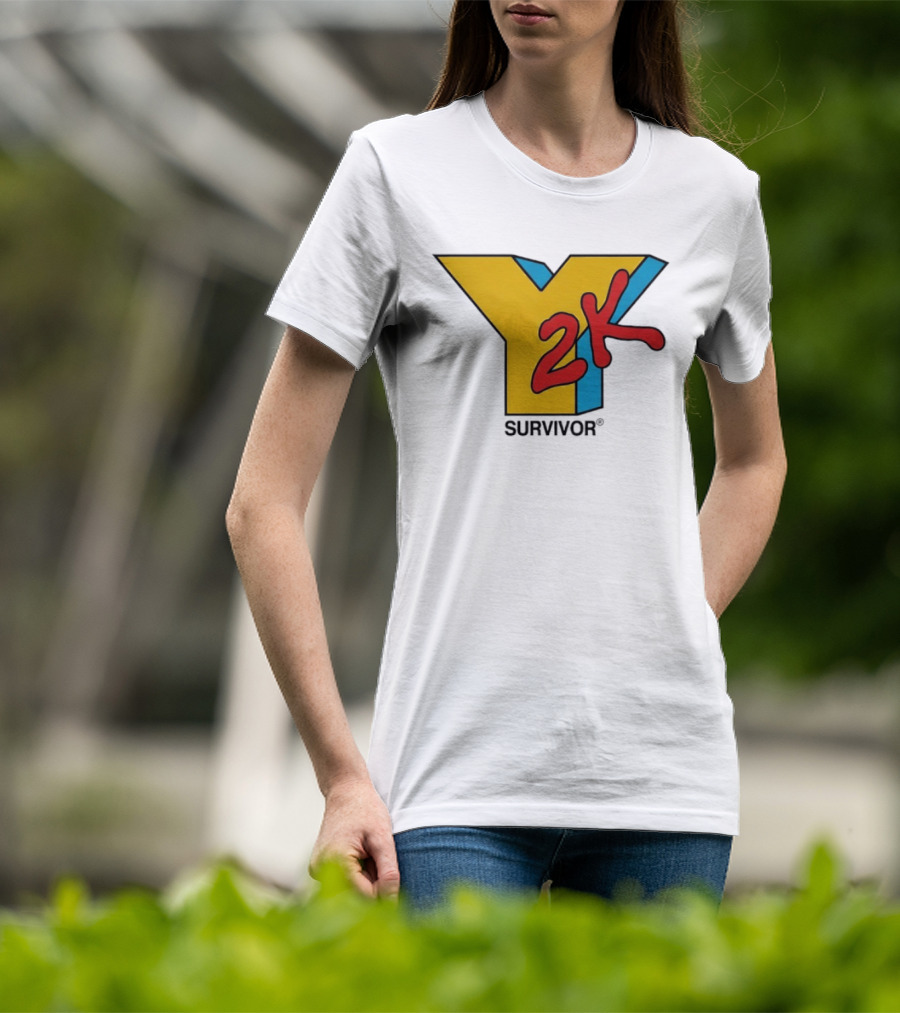 Y2K Survivor Retro 2000s Nostalgia Fashion Trend T-Shirt