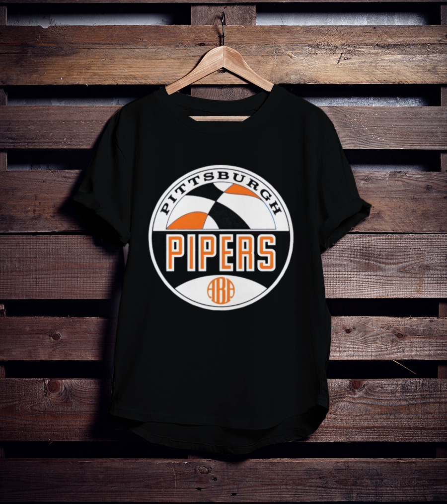 Pittsburgh Pipers ABA Vintage Basketball Team T-Shirt