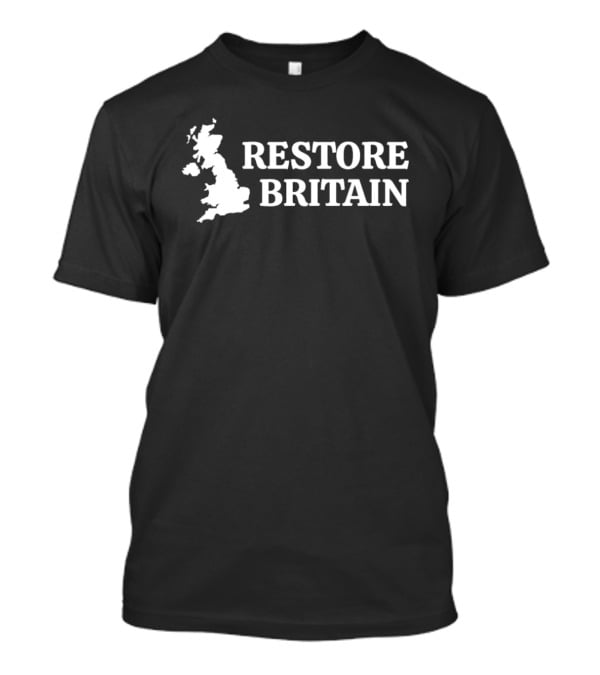 Restore Britain Map Icon Rupert Lowe T-Shirt