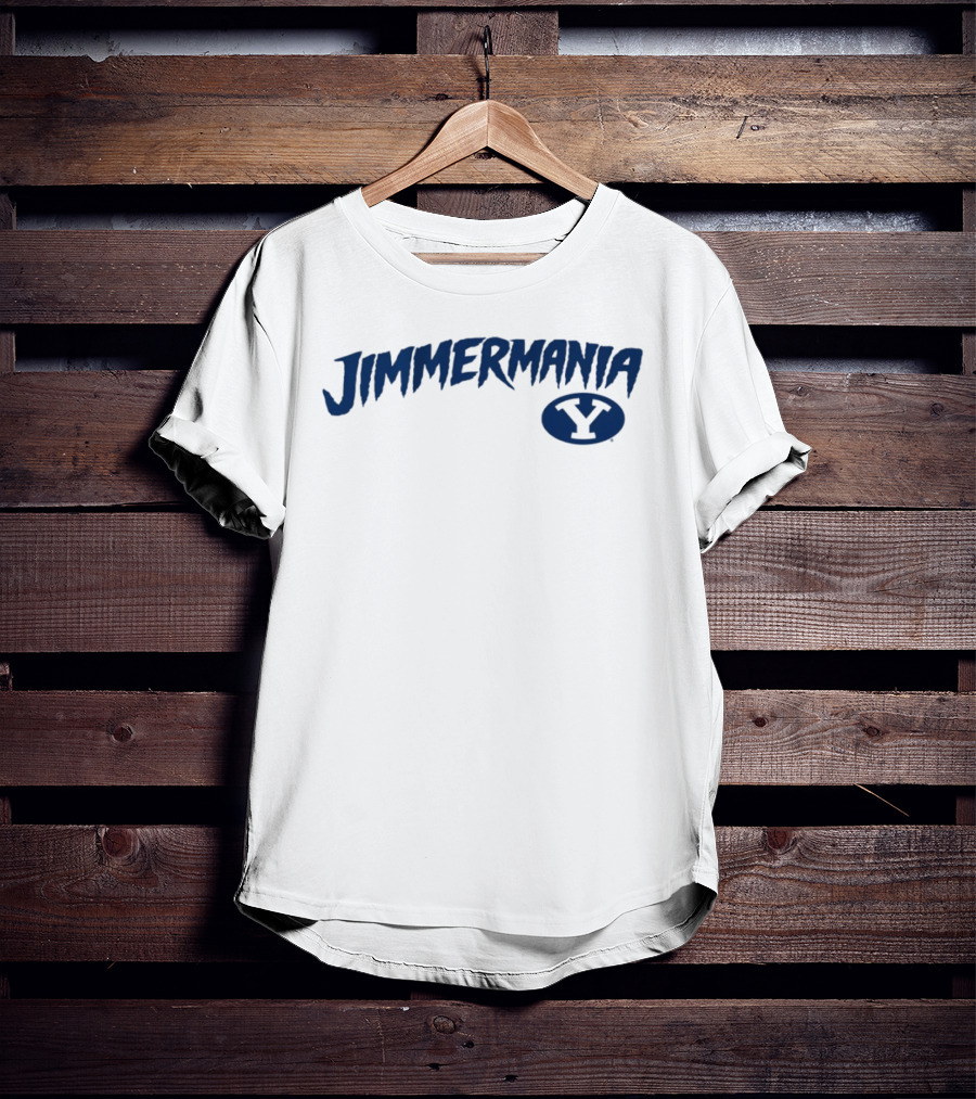 BYU Basketball Jimmermania 32 Jimmer Fredette Y T-Shirt