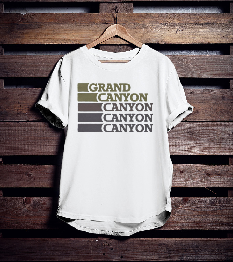 Dale Doback Grand Canyon Vintage Retro Style Scenic T-Shirt
