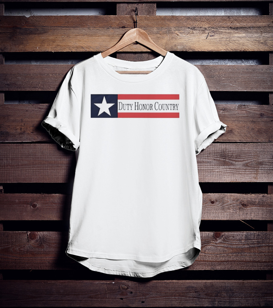 Duty Honor Country Star And Stripes Flag T-Shirt