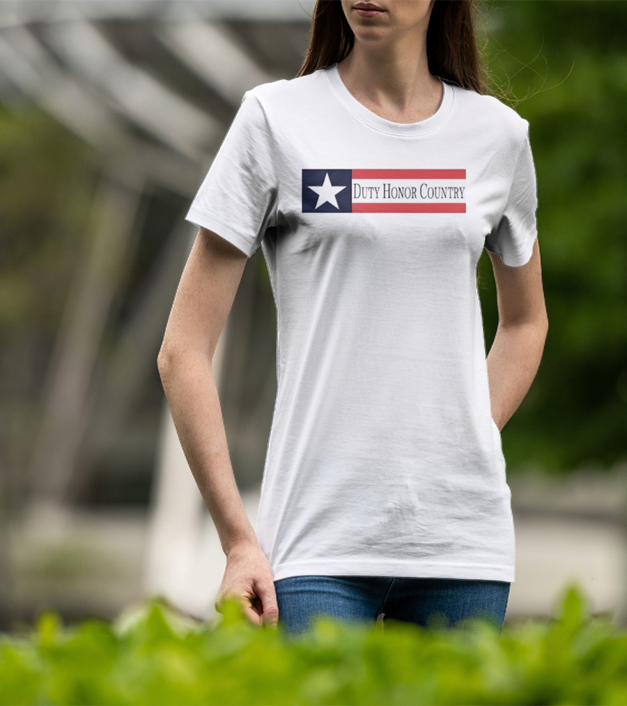 Duty Honor Country Star And Stripes Flag T-Shirt