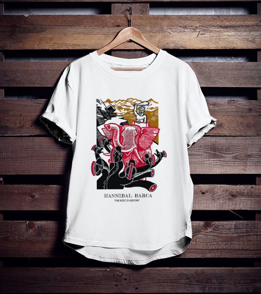 Hannibal Barca The Rest Is History Elephants And Soldiers Historical T-Shirt
