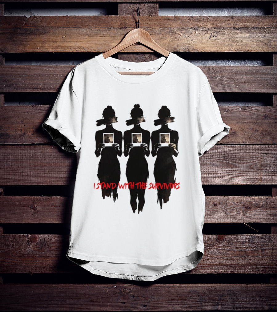 I Stand With The Survivors Epstein Victims T-Shirt