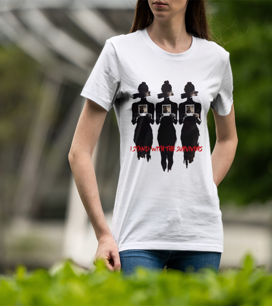 I Stand With The Survivors Epstein Victims T-Shirt