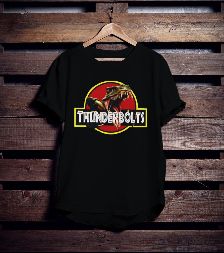 Thunderbolts Dinosaur Emblem Jurassic T-Shirt