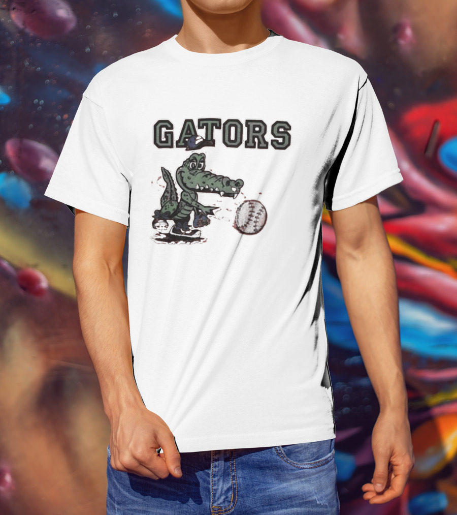 Florida Gators Basketball Mascot Image T-Shirt