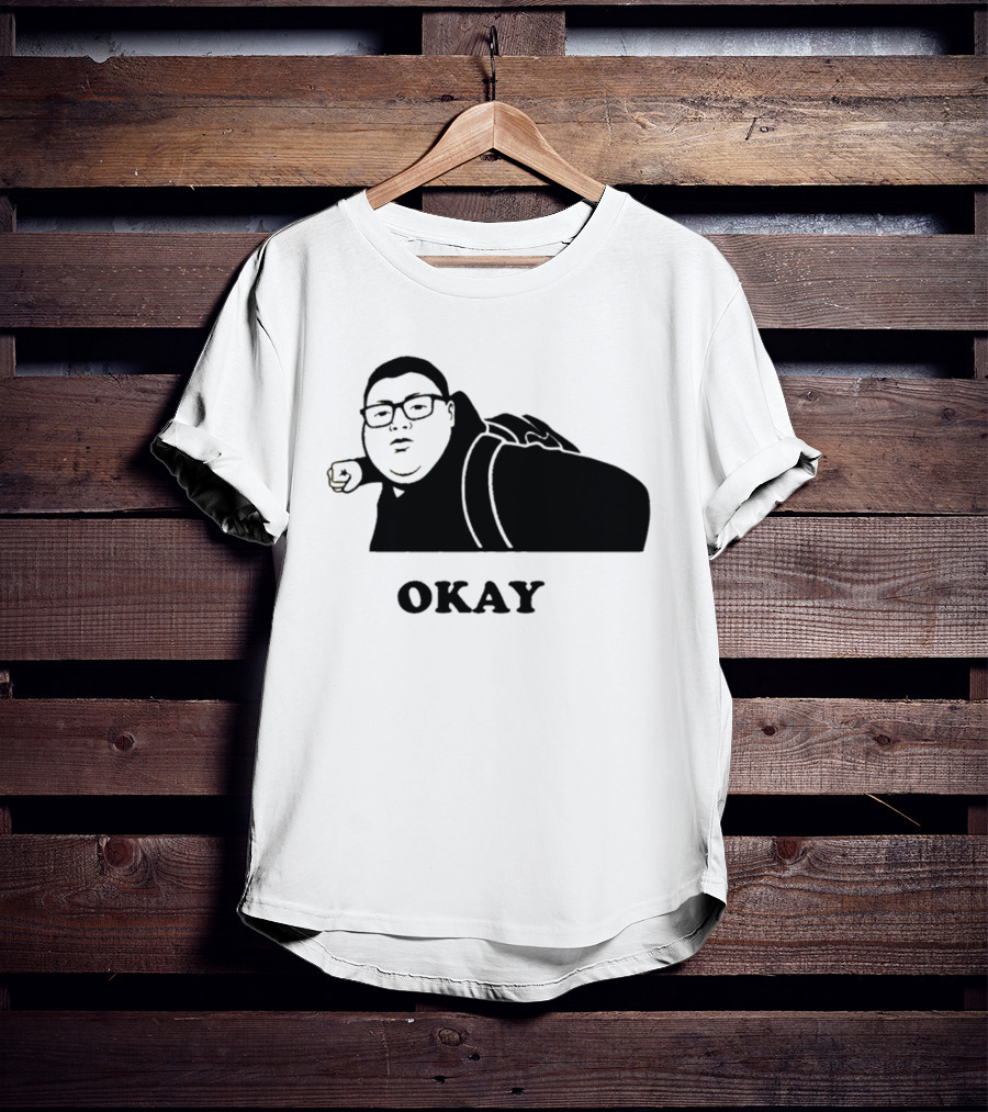 Okay Meme Black And White T-Shirt