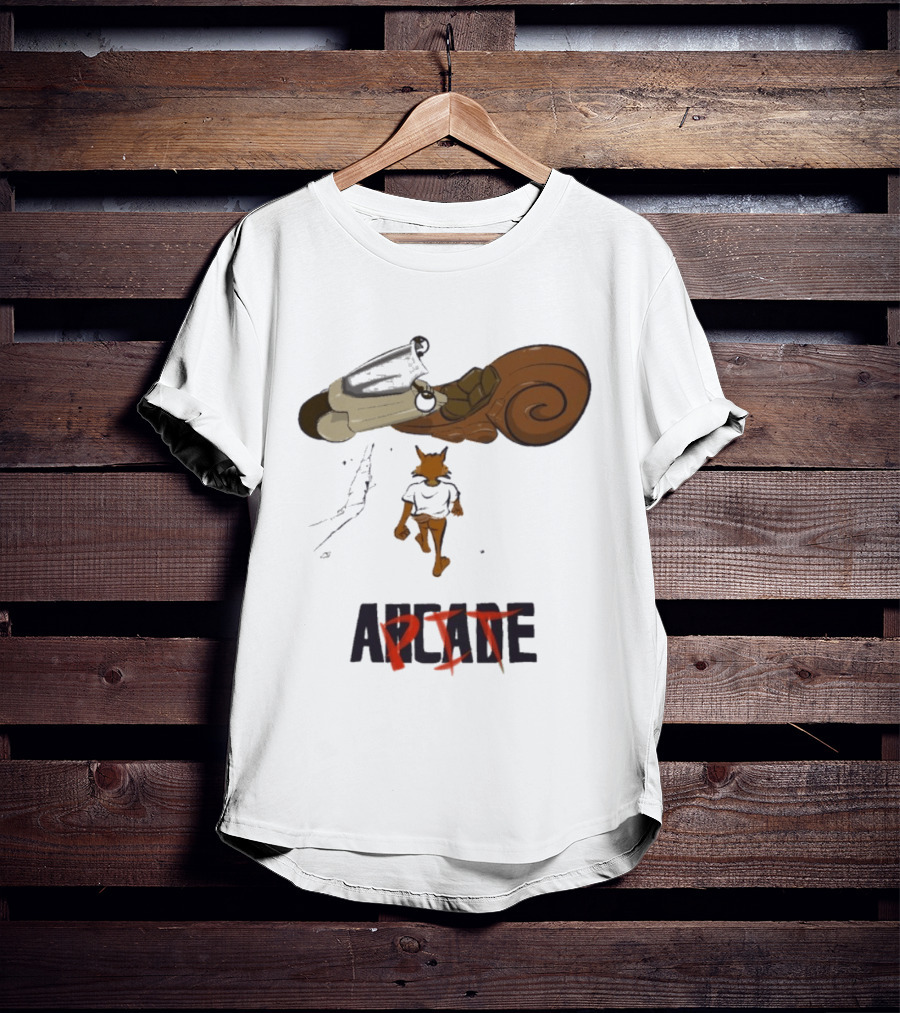 Smight Akira Arcade Pit Retro Futuristic Motorcycle Adventure T-Shirt