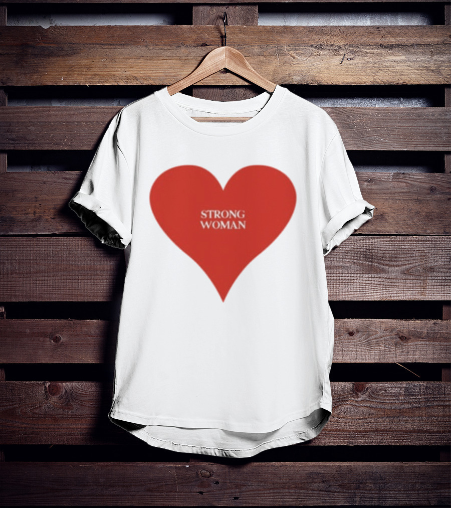 Strong Woman Heart Gemma Johnson Neighborhood Empowerment T-Shirt