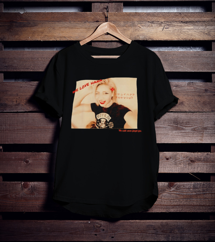 We Love Hana Kimura Punk Style Photo T-Shirt