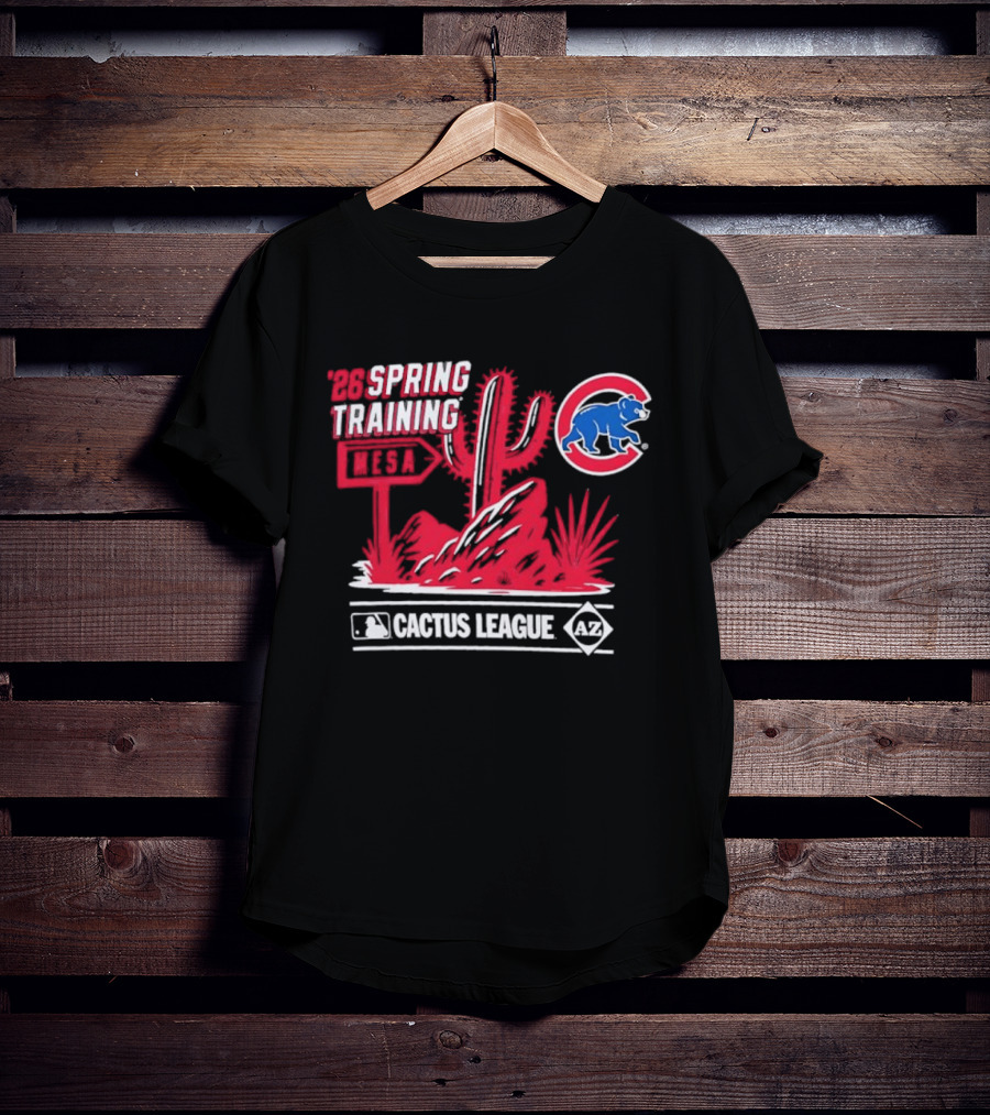 Chicago Cubs 2026 Cactus League Spring Training T-Shirt
