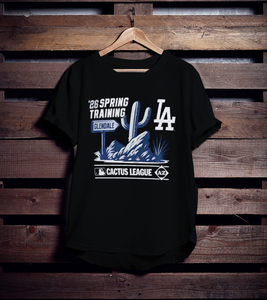 Los Angeles Dodgers 2026 Spring Training Glendale Cactus League MLB T-Shirt