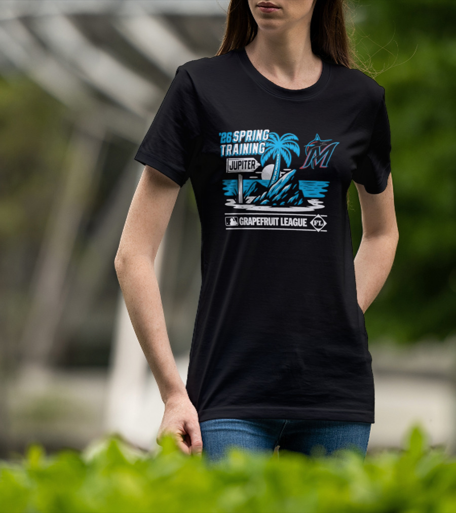 Miami Marlins 2026 Jupiter Grapefruit League Spring Training T-Shirt