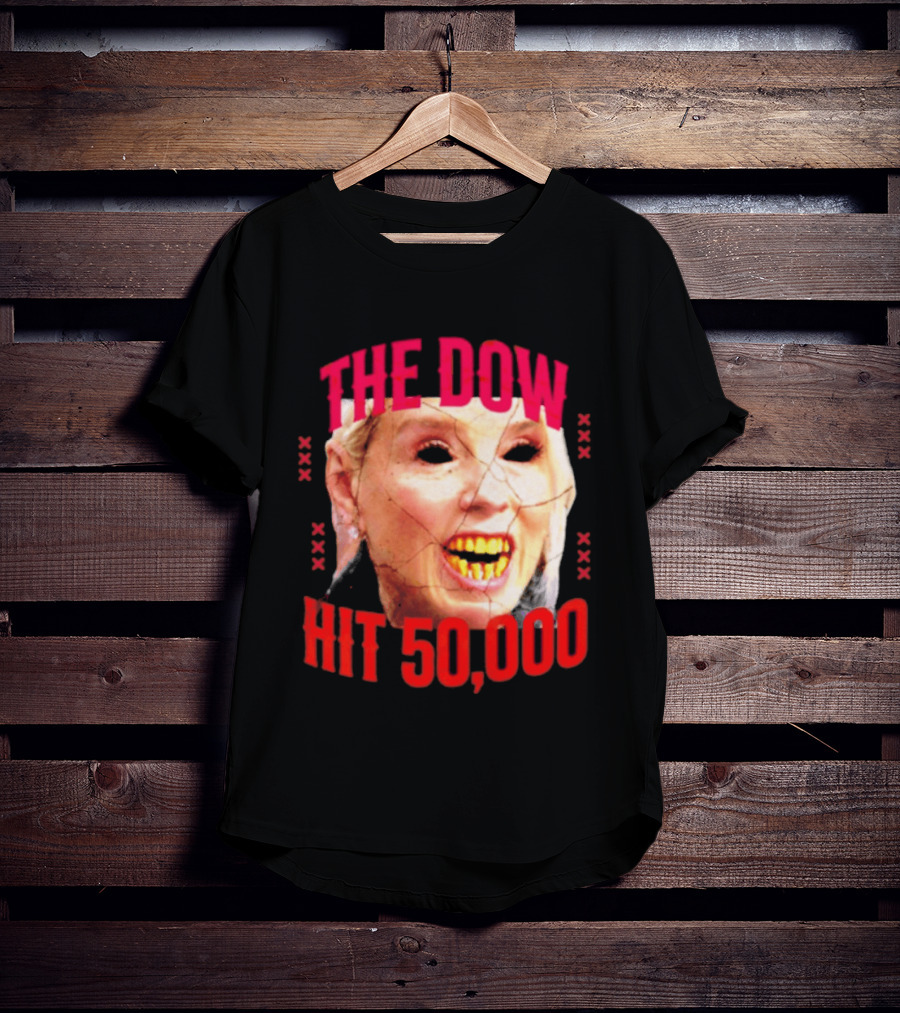 Pam Bondi The Dow Hit 50 000 Protest Epstein Files T-Shirt