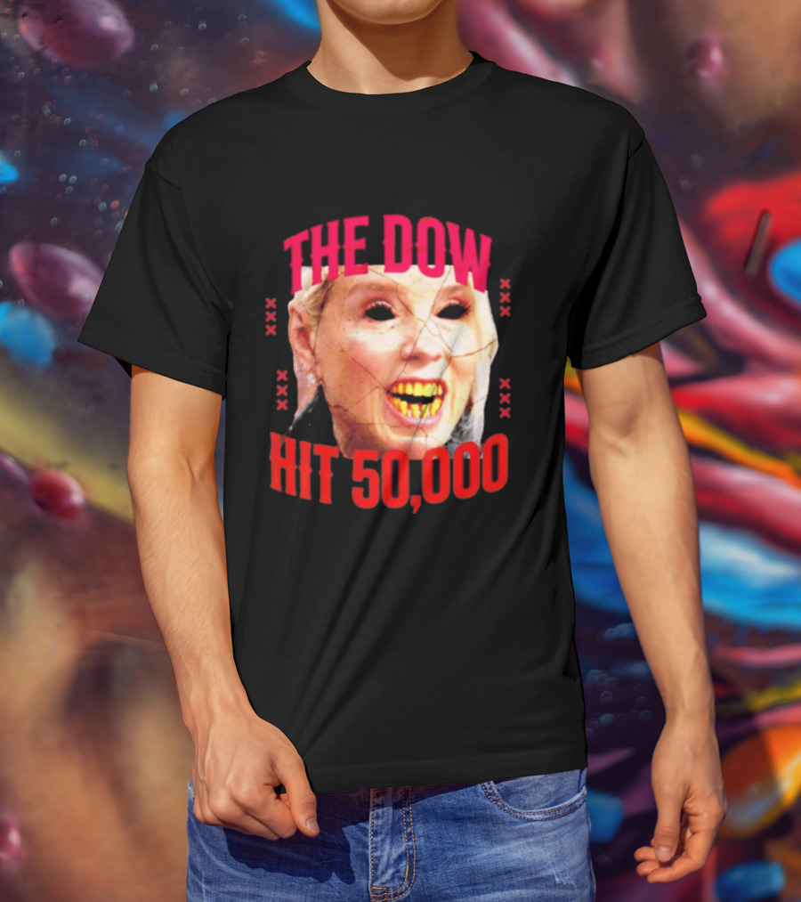 Pam Bondi The Dow Hit 50 000 Protest Epstein Files T-Shirt