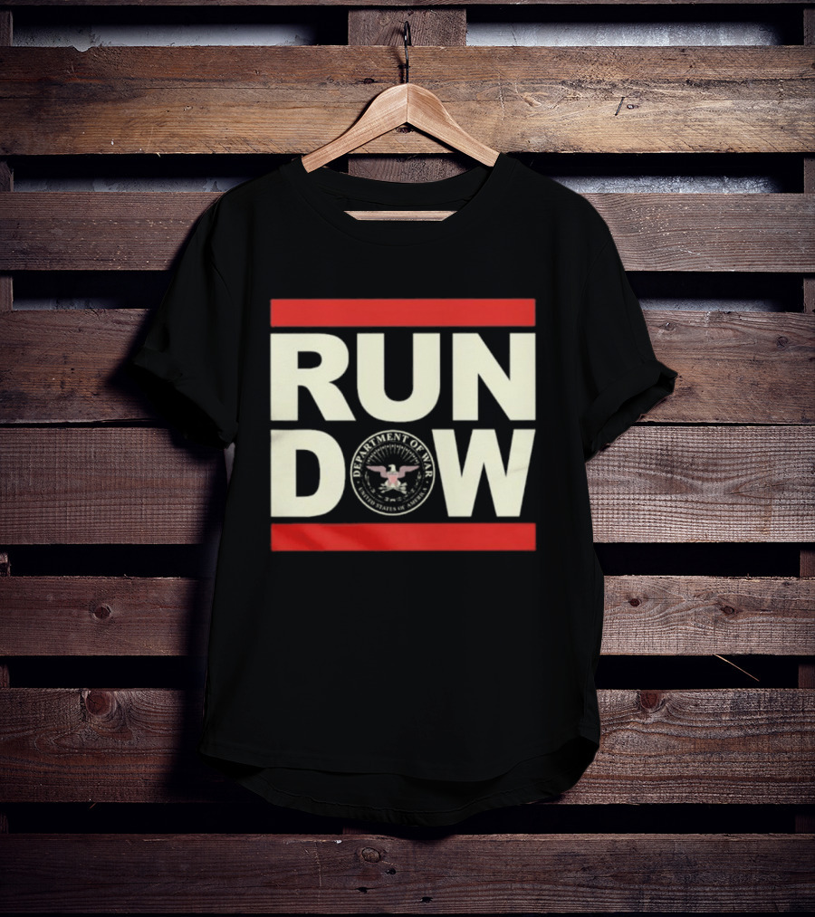 RUN DOW Department Of War Trump Seal T-Shirt