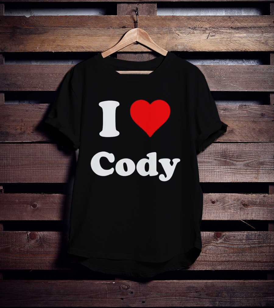 I Love Cody Heart T-Shirt