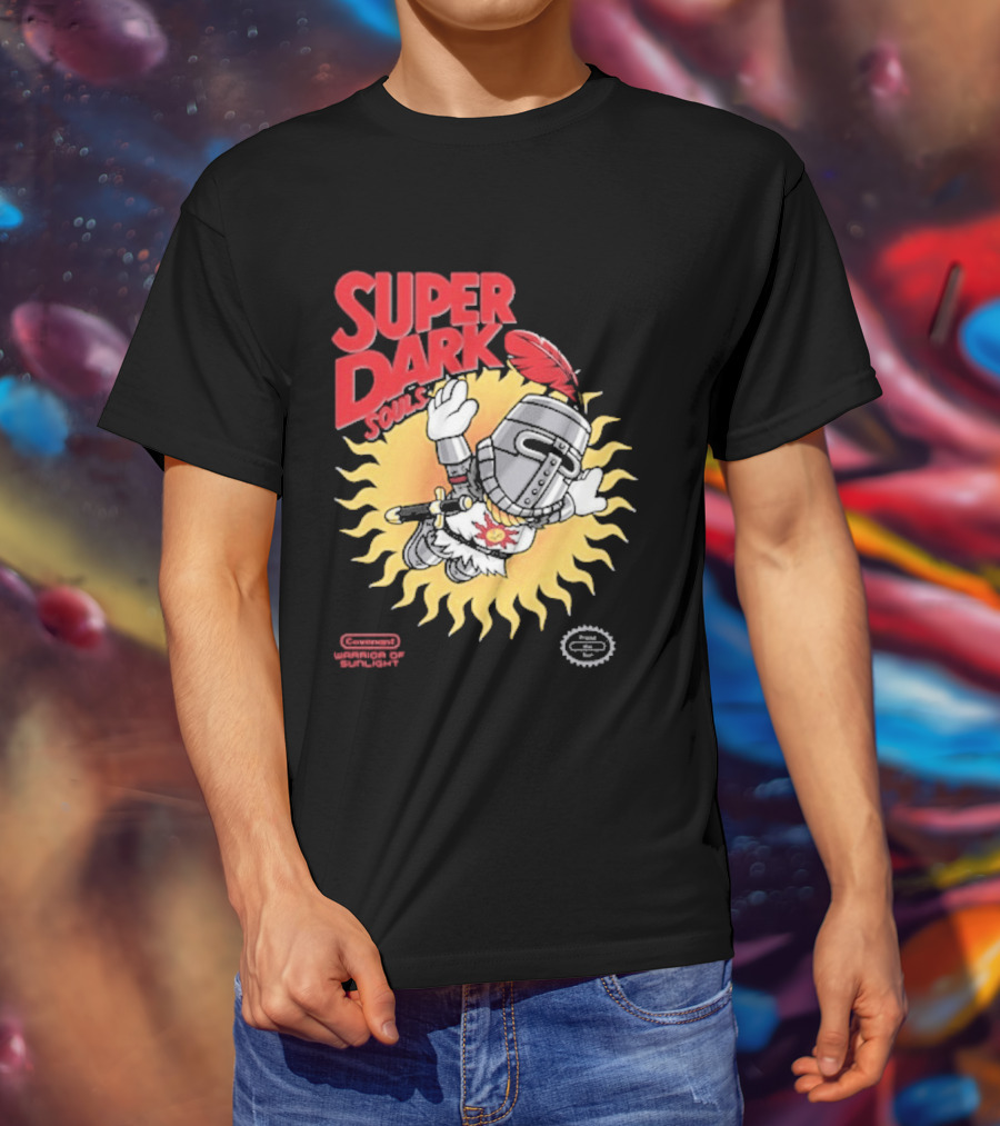 Super Dark Souls Praise The Sun Solaire T-Shirt