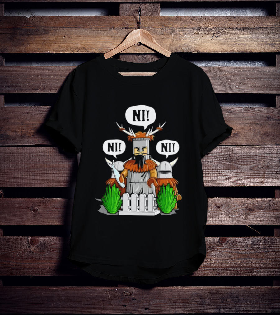 Knights Of Ni Monty Python Nature Comedy Scene T-Shirt