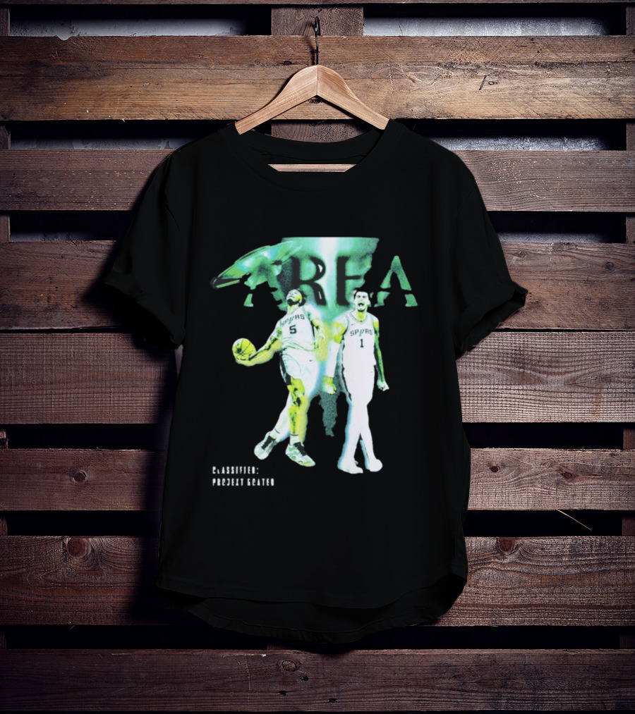 Stephon Castle Victor Wembanyama San Antonio Spurs Area 51 Basketball T-Shirt