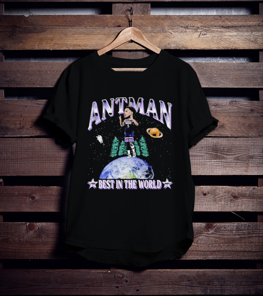 ANTMAN Best In The World Minnesota Timberwolves Basketball Planetary T-Shirt