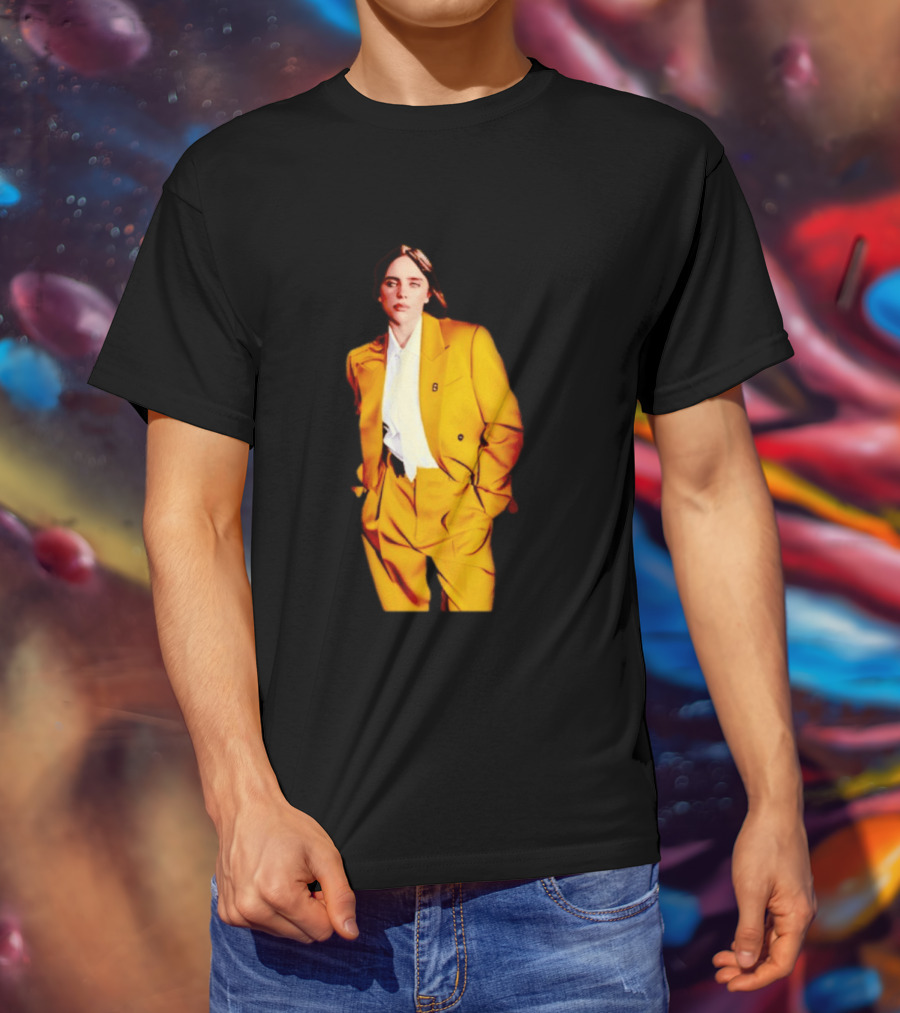 Billie Eilish Yellow Suit Fashion T-Shirt
