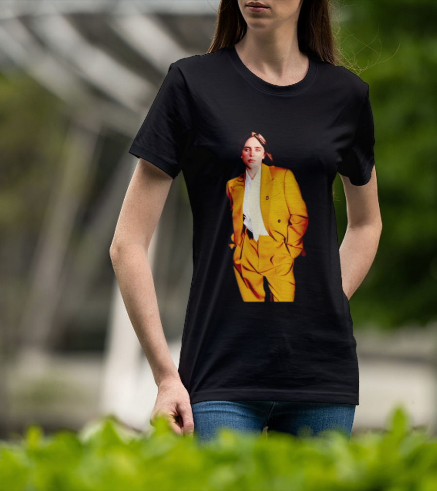 Billie Eilish Yellow Suit Fashion T-Shirt