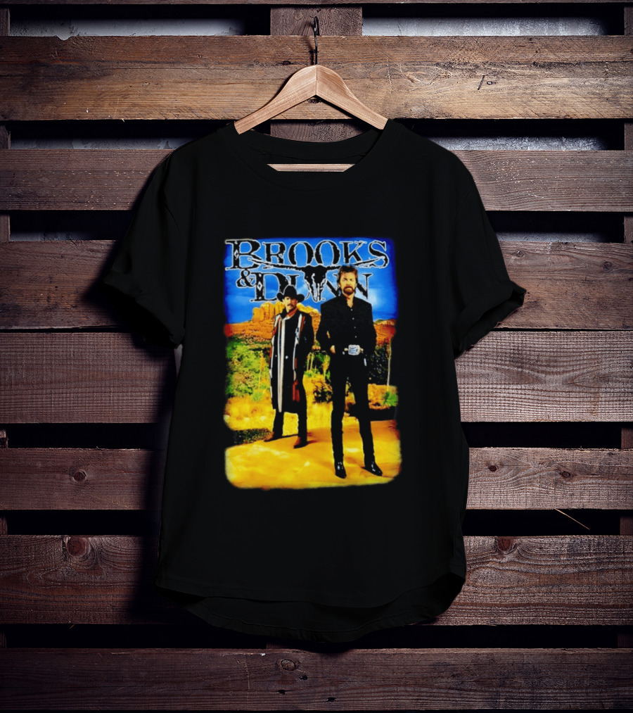 Brooks And Dunn Western Style Desert T-Shirt