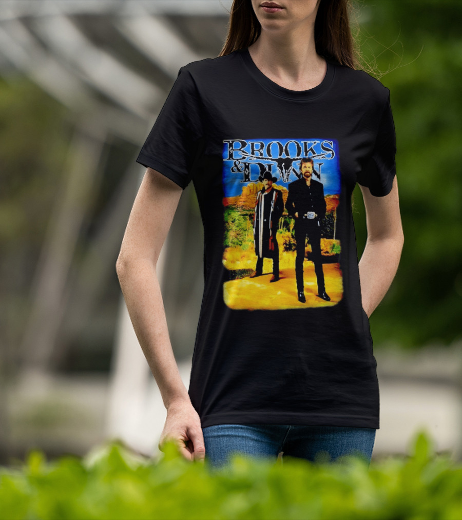 Brooks And Dunn Western Style Desert T-Shirt