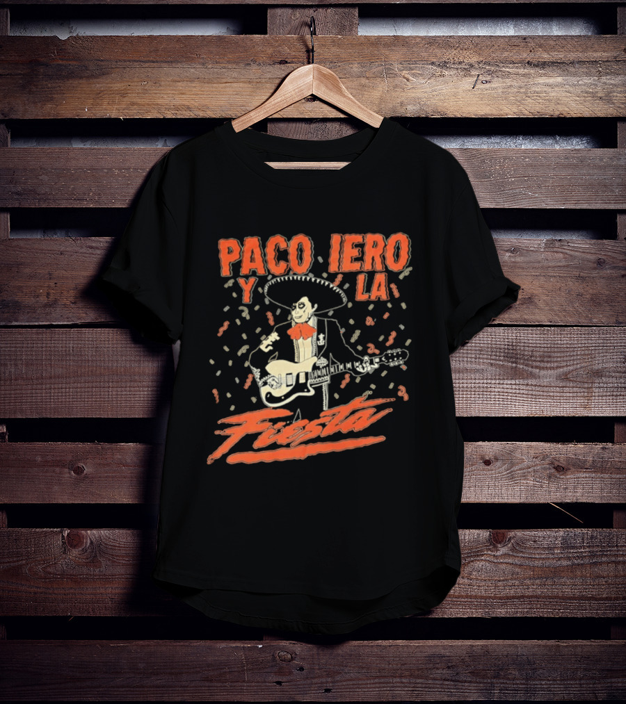 Paco Iero Y La Fiesta Sombrero Guitar Celebration T-Shirt