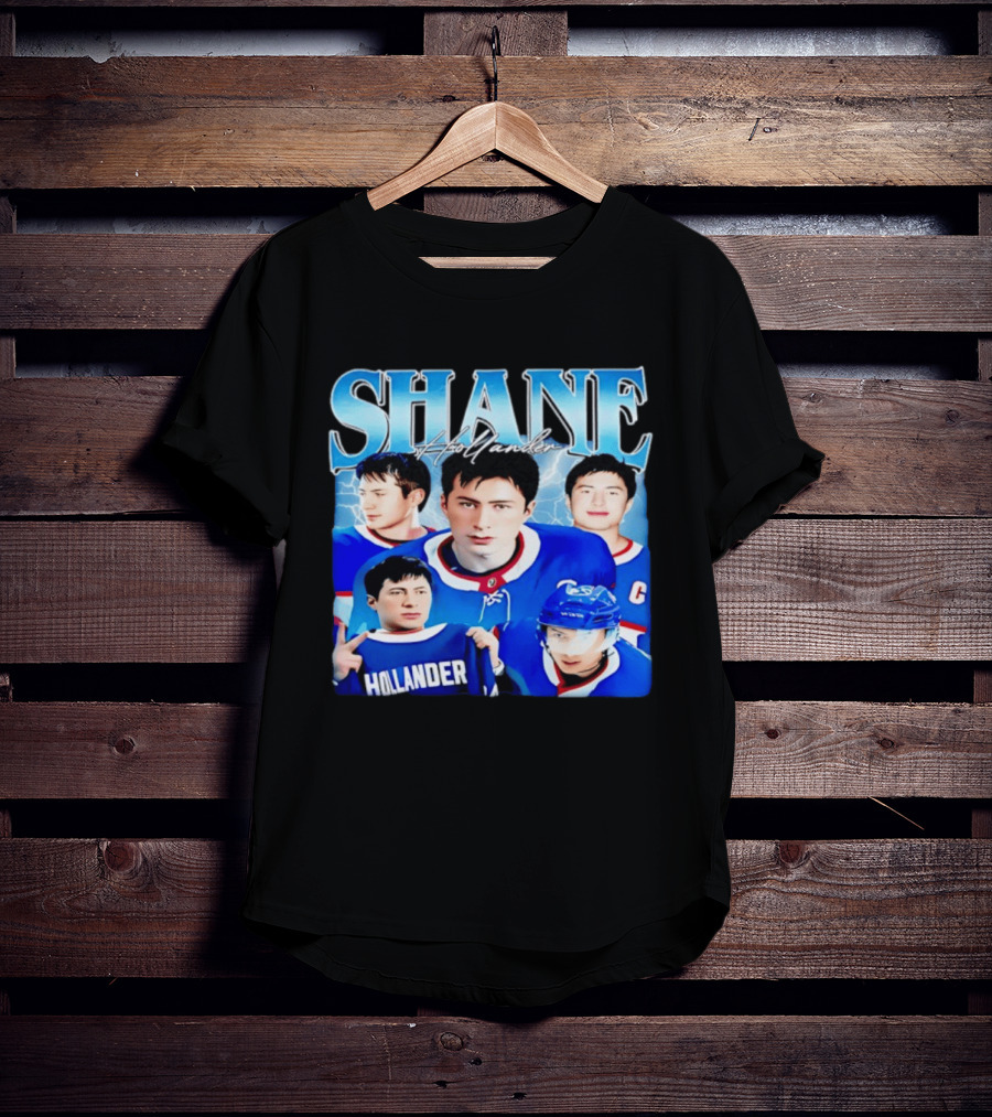 Shane Hollander Hockey Legend Heated Rivalry Lightning T-Shirt
