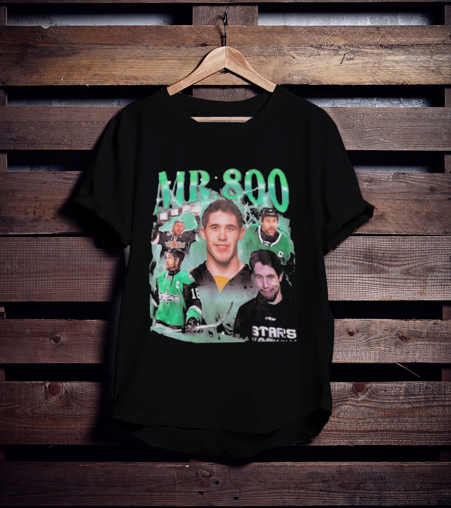 MR 800 Hockey Legends Dallas Stars Celebratory Milestone T-Shirt