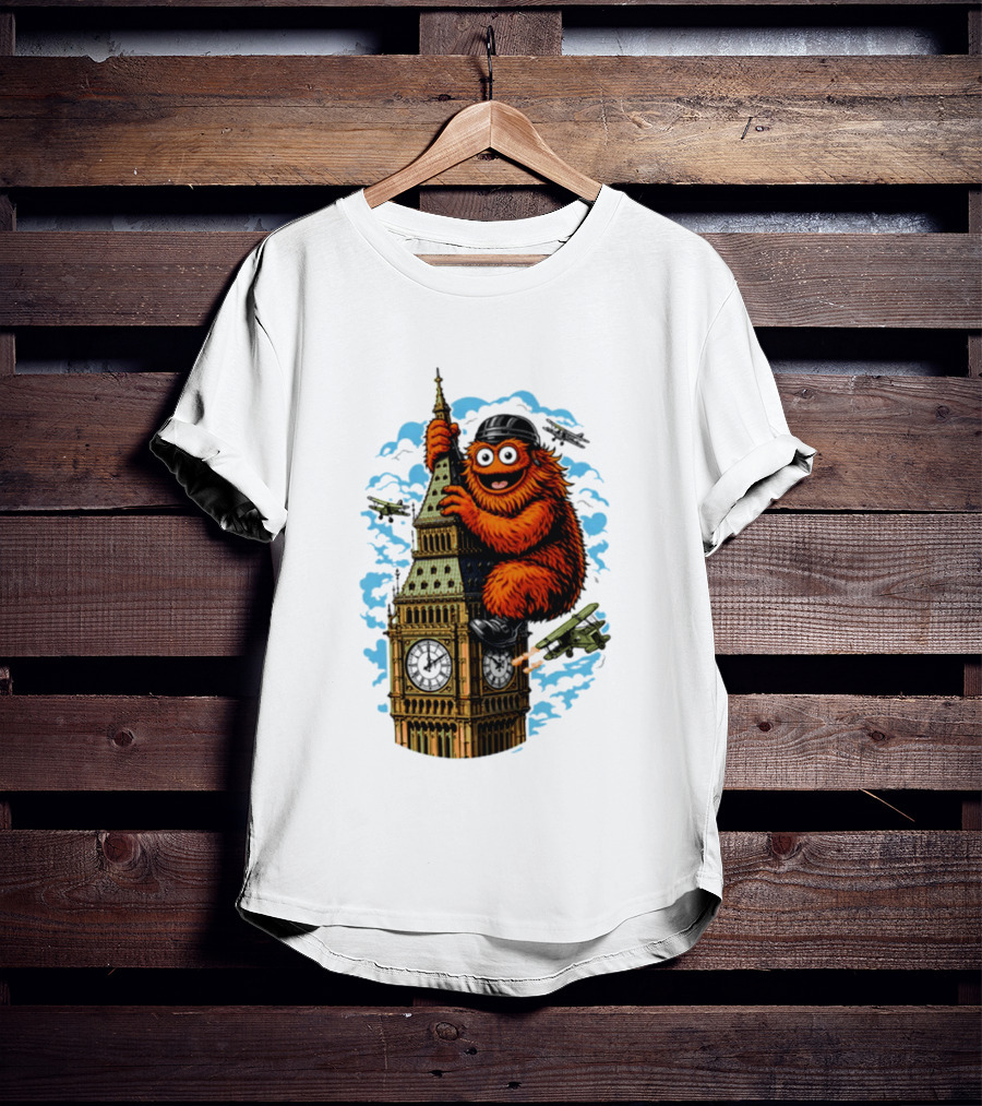 Big Ben Gritty Kong Philadelphia Hockey Clash T-Shirt