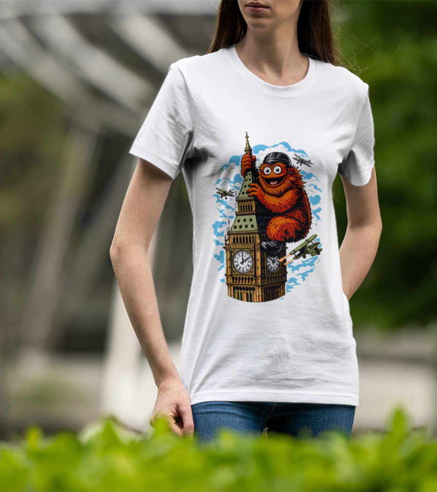Big Ben Gritty Kong Philadelphia Hockey Clash T-Shirt