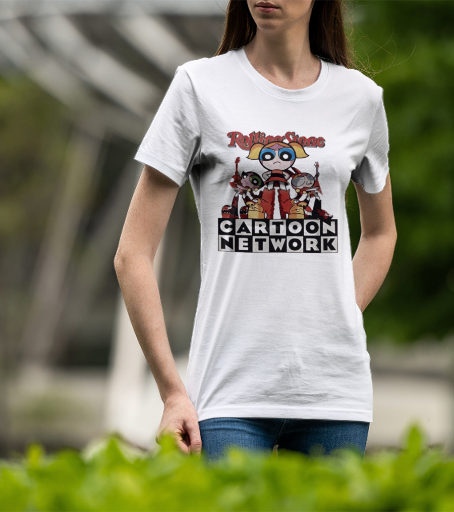 Rolling Stone Powerpuff Girls Cartoon Network T-Shirt