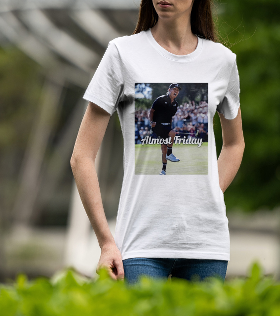 Anthony Kim Almost Friday Golf Comeback Celebration Moment T-Shirt