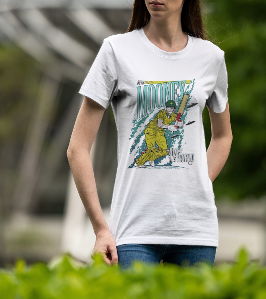 Beth Mooney Out Of This World Cricket T-Shirt