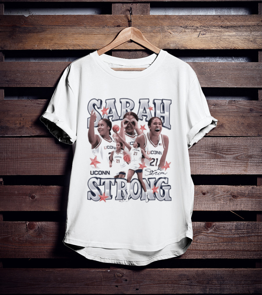 Sarah Strong UConn Huskies Basketball Stars Team Spirit T-Shirt