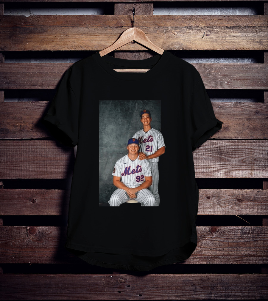 New York Mets Jonathan Pintaro Jonah Tong Step Brother Team Players T-Shirt