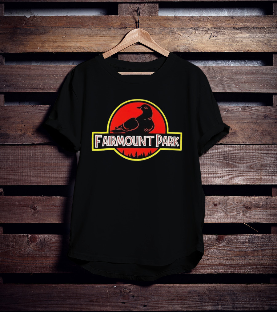 Fairmount Park Pigeon Jurassic Park T-Shirt